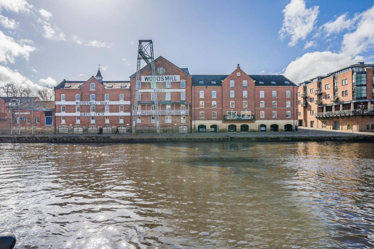 Woodsmill Quay Riverside Apartment - Heart Of York Buitenkant foto